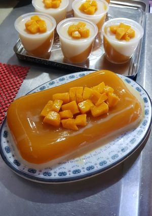 Foto resep Puding mangga vla susu