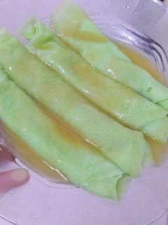 Foto resep Dadar ijo kuah Kinca