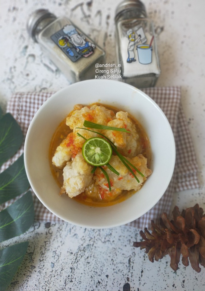 Foto resep Cireng Salju Kuah Seblak
