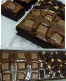 Brownies Oreo almound cokelat cadburry panggang Tanpa mixer