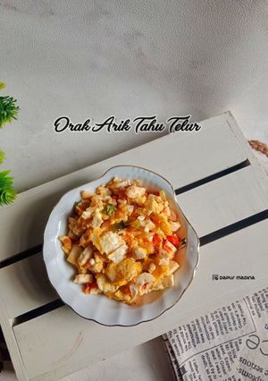 Foto resep Orak Arik Tahu Telur