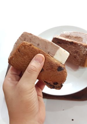 Foto resep Es cream potong singapore 2rasa