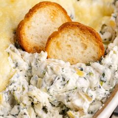 A picture of Baked Spinach Artichoke Dip.