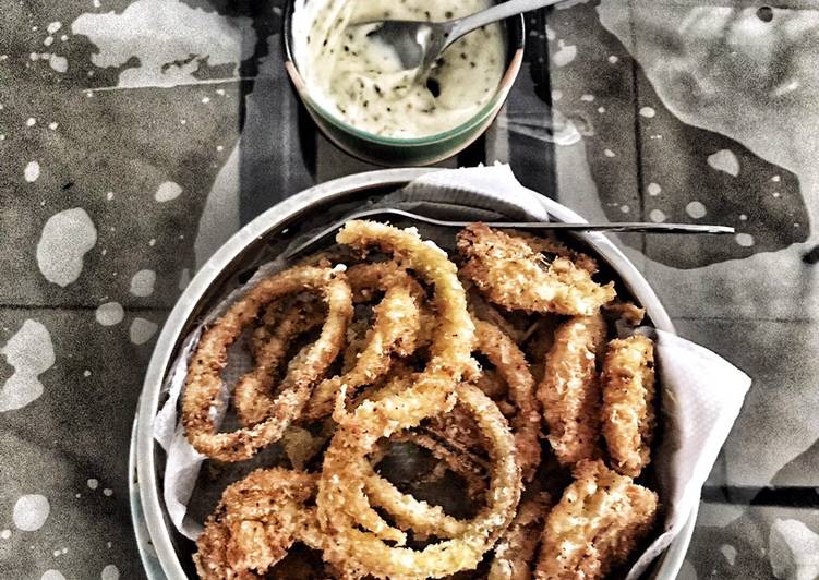 Steps to Prepare Any-night-of-the-week Crispy Golden Onion Ring