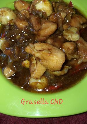 Foto resep Ayam Filet + Telur Puyu Saus Tiram