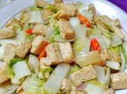 Gambar tumis sawi putih