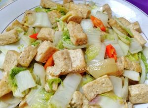 Foto resep Tumis sawi putih tahu