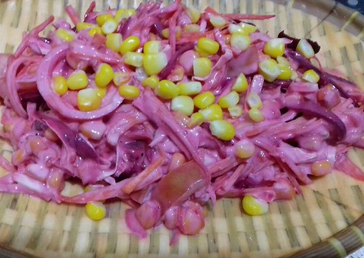 Cara Termudah Menyiapkan Salad Merah Super Enak