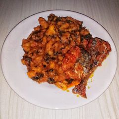 A picture of Yam porridge.
