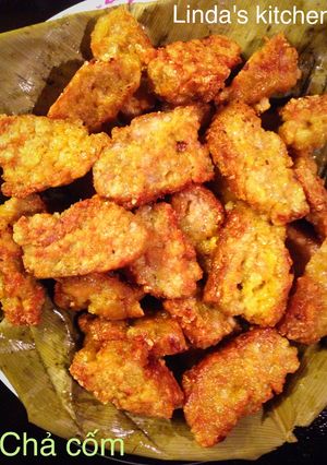 Hình của món Chả cốm Hà nội.