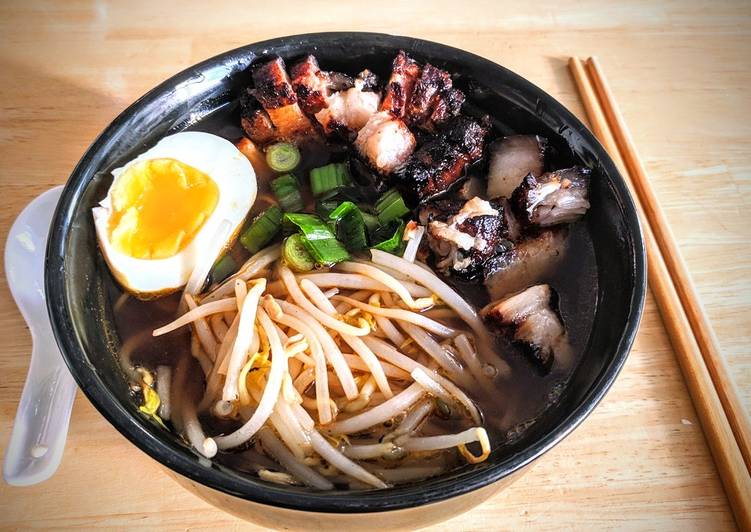 Recipe of Quick Pork Belly Ramen