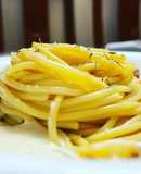 Mỳ Ý Tôm sốt kem