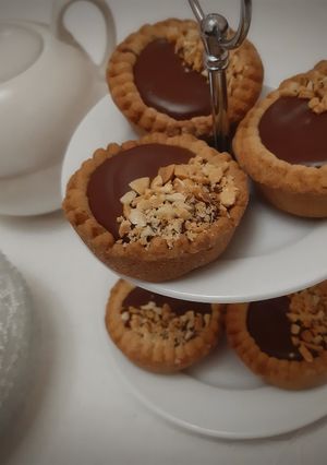 Une photo de Tartelettes chocolat noisettes 🌰