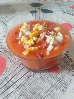 Una foto de Salmorejo, versión sin gluten y más ligera