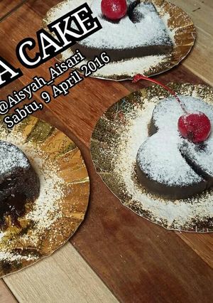 Foto resep LAVA CAKE (No Mixer, No Oven)