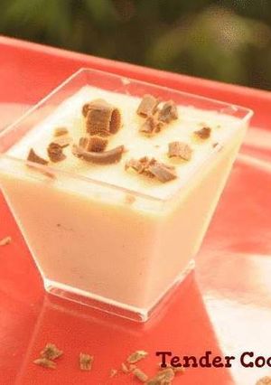 A picture of Tender Coconut Pudding.