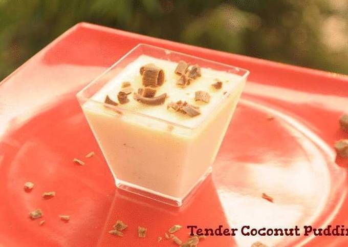 Easiest Way to Prepare Quick Tender Coconut Pudding