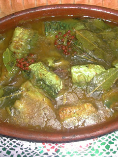 Una foto de Caballas en escabeche a la pimienta rosa