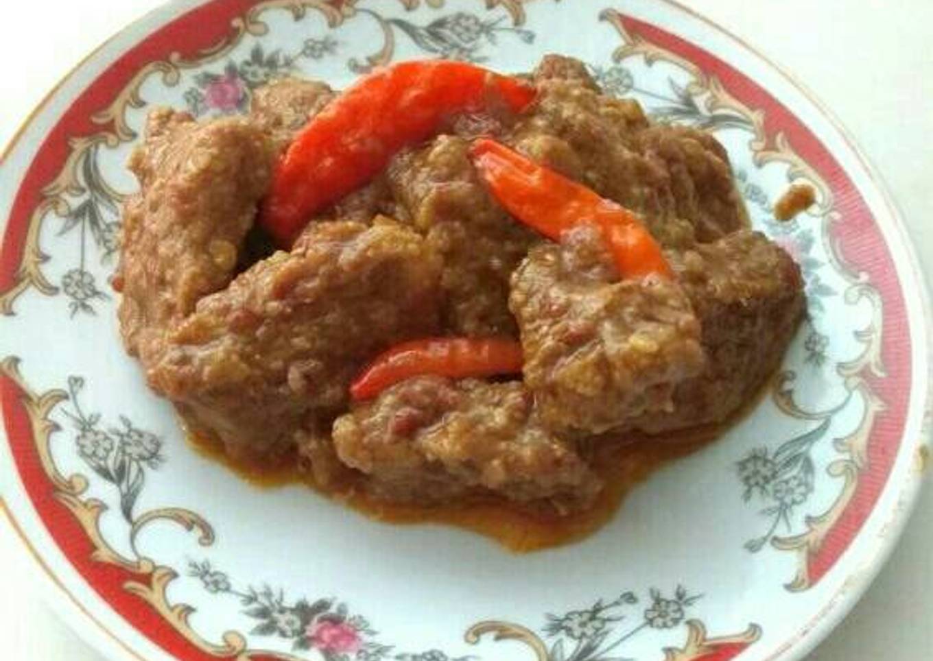 Rendang Daging Sapi Ala-ala RM Padang #KitaBerbagi