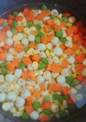 Hình của món #eatclean - Soup rau hạt thập cẩm.