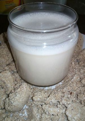 A picture of Sesame seeds Milk.
