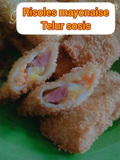 Foto resep Risoles Roti Tawar sosis telur