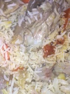 صورة لوصفة رز بخاري بلحم الغزال