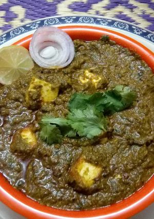 A picture of Palak Paneer Recipe.