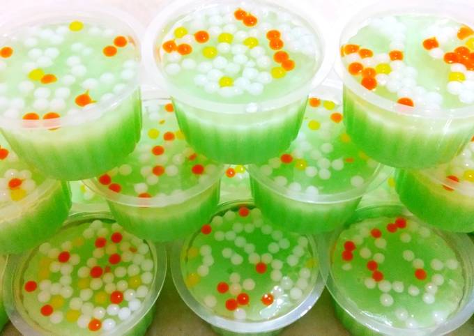 Silky puding melon - leci