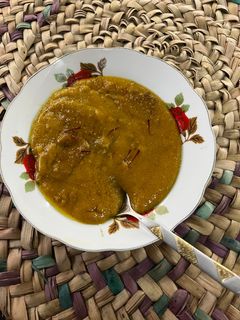 صورة لوصفة عصيدة فندال (بطاطا حلوة)