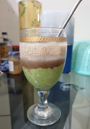Foto resep Avocadoffie (kopi susu + alpukat)