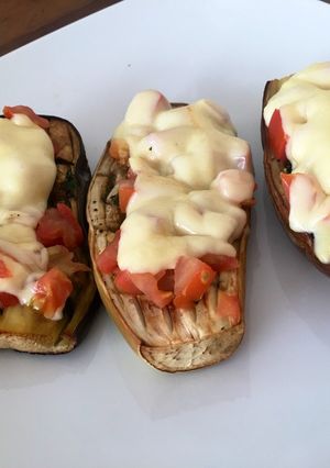 Una foto de Berenjenas saludables