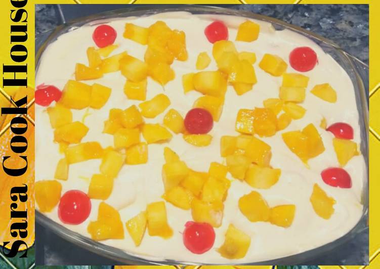 Recipe of Any-night-of-the-week Mango Trifle Custard