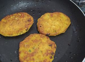 Una foto de Arepas de lenteja
