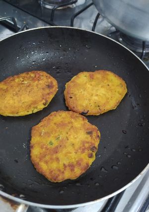 Una foto de Arepas de lenteja