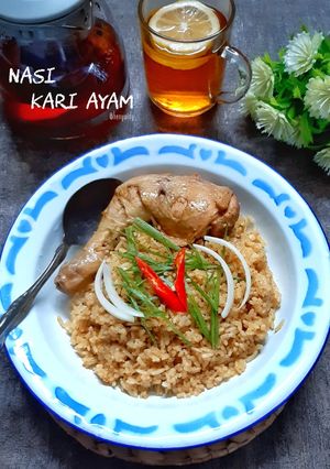 Foto resep Nasi kari ayam