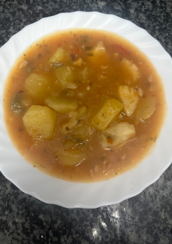Una foto de 497. Estofado de bacalao (principal pescado)