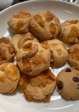 รูปของ คุกกี้คอร์นเฟล็ก (cookie conflakes)🍪