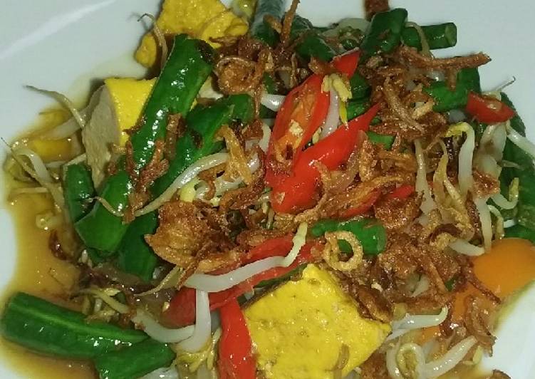 Tumis Tauge Tahu Kacang Panjang