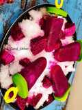 Dragon fruit popsicle