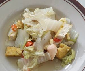 Masakan Unik Tumis Tahu Sosis Sawi Putih Praktis Enak