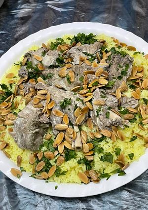 صورة لوصفة منسف اردني