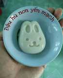 Đậu hũ non yến mạch rắc chùm ngây