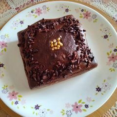 A picture of Super delicious and healthy chocolate cake.