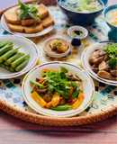 Nấm Xào Ớt Chuông Đậu Hà Lan