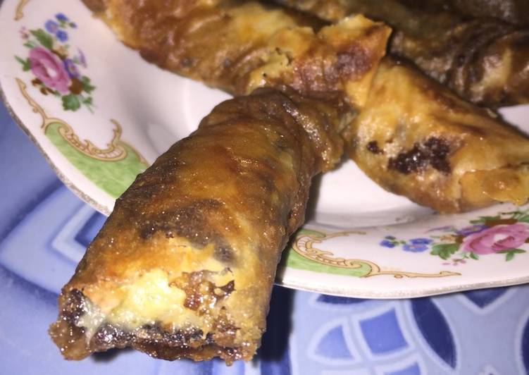Cara Gampang Membuat Pisang coklat (caramel), Enak