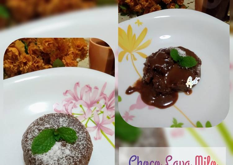 Resep Choco Lava Milo Anti Gagal