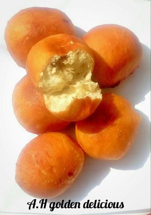 A picture of Stuffed doughnuts.