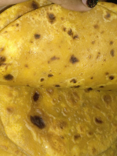 A picture of Carrot chapati.