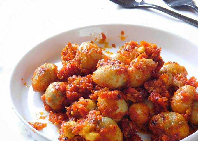 Telur Puyuh Balado